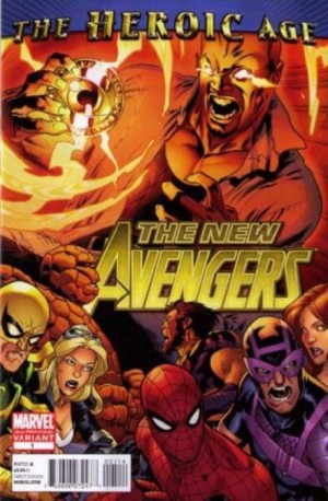 The New Avengers (2010) No. 1 (Second Print Cover) - Zap-Kapow Comics Club