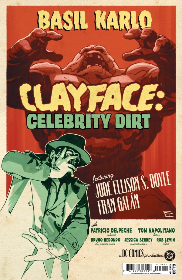 Clayface: Celebrity Dirt (2026) No. 3 (Redondo Cover) - Zap-Kapow Comics Club