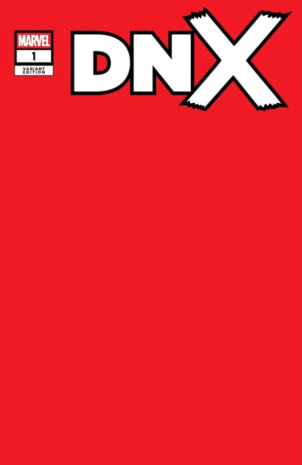 DNX (2026) No. 1 (Blank Red Cover) - Zap-Kapow Comics Club