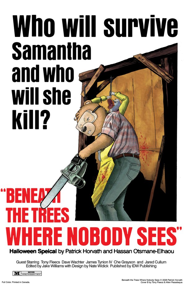 Beneath The Trees Where Nobody Sees: Halloween Special (2026) No. 1 (Cover B) - Zap-Kapow Comics Club