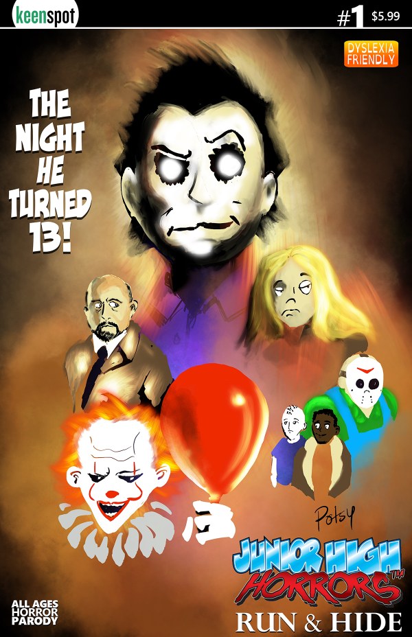 Junior High Horrors: Run & Hide (2026) No. 1 (Cover B) - Zap-Kapow Comics Club