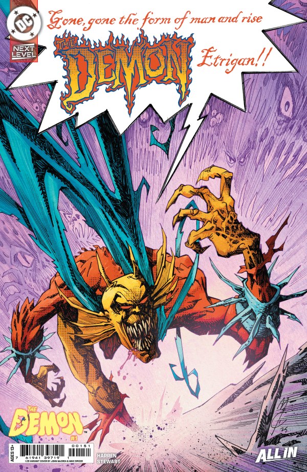The Demon (2026) No. 1 (McCrea Cover) - Zap-Kapow Comics Club