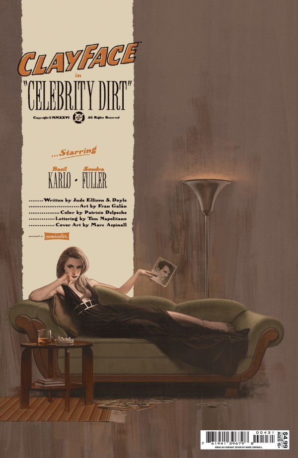 Clayface: Celebrity Dirt (2026) No. 4 (Aspinall Cover) - Zap-Kapow Comics Club